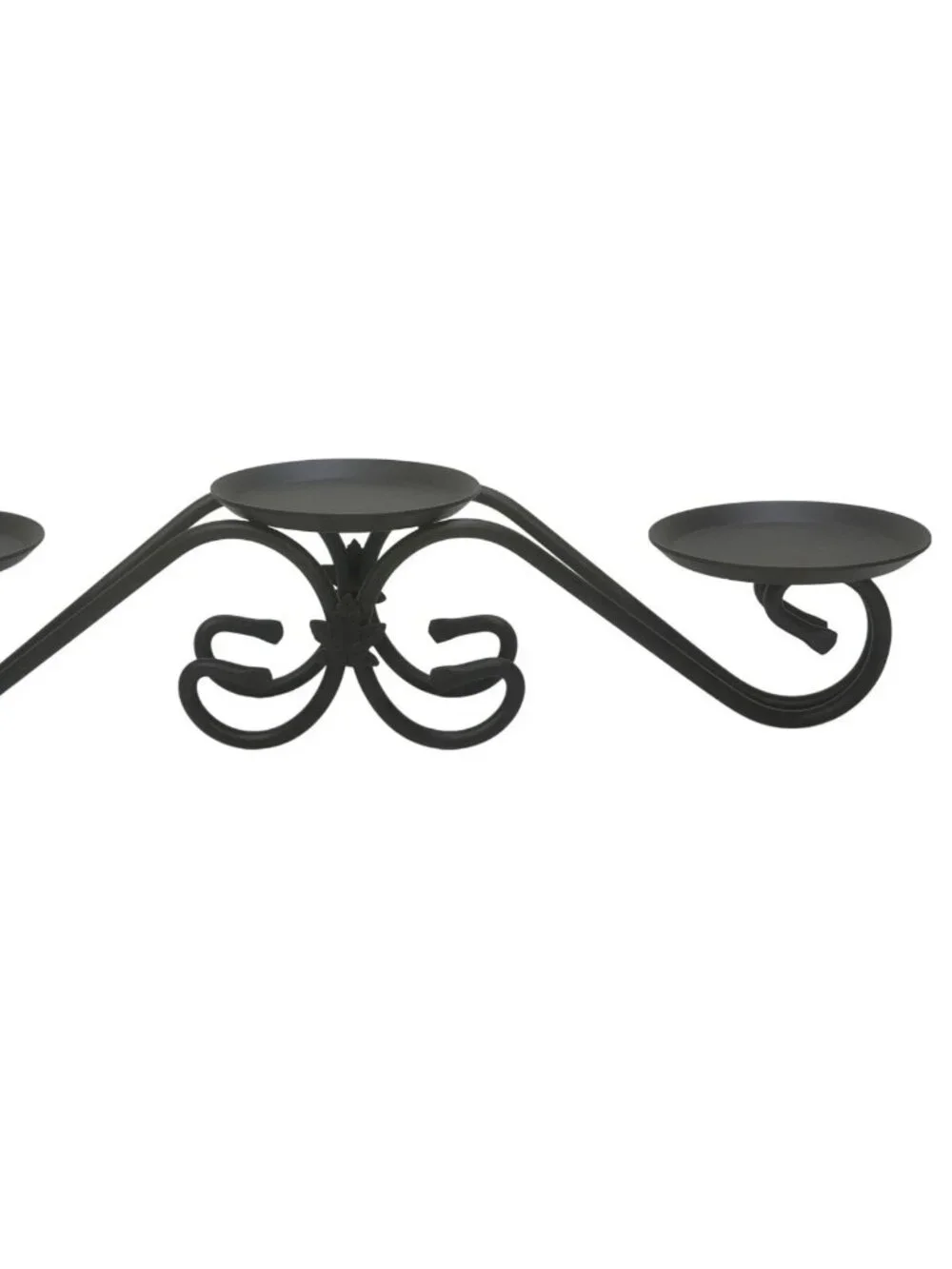 Longaberger Wrought Iron 3 Tier Pillar Candle Holder Maple Leaf Stand 20